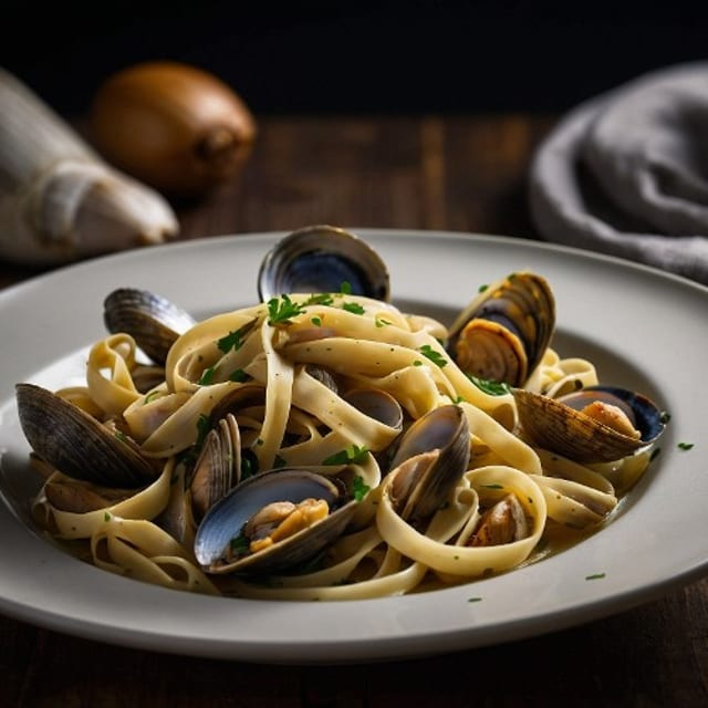 Fettuccine Clams.