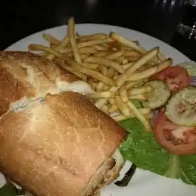 Philly Cheese Steak Sandwich.