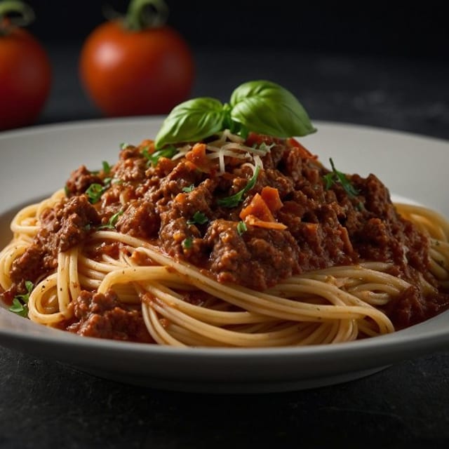 Spaghetti with Meat Sauce.